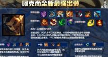 国服中单出装思路攻略（打造最强中单英雄，装备选择关键全解析）