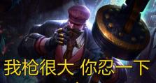 新版3.1男枪出装攻略（战场之上，谁与争锋！）